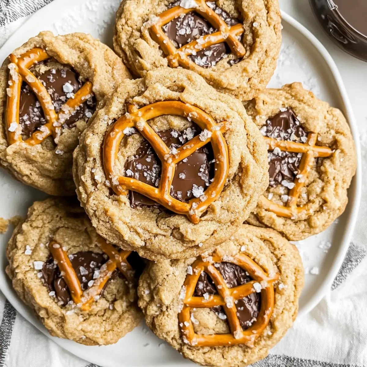 Peanut Butter Pretzel Cookies