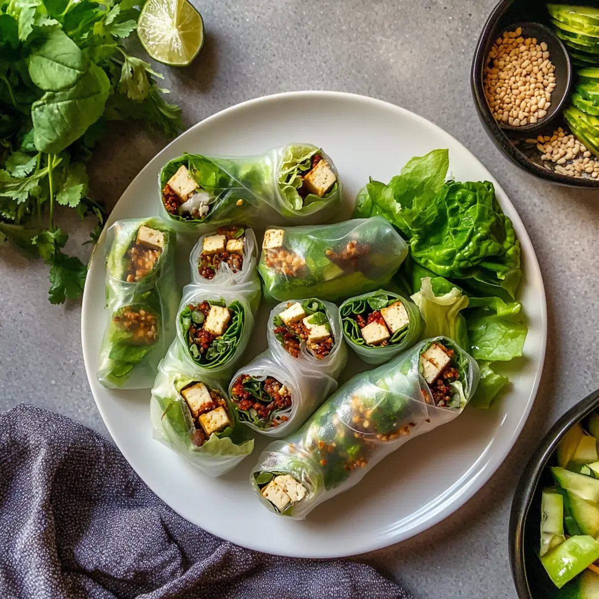Lettuce Wrap Summer Rolls