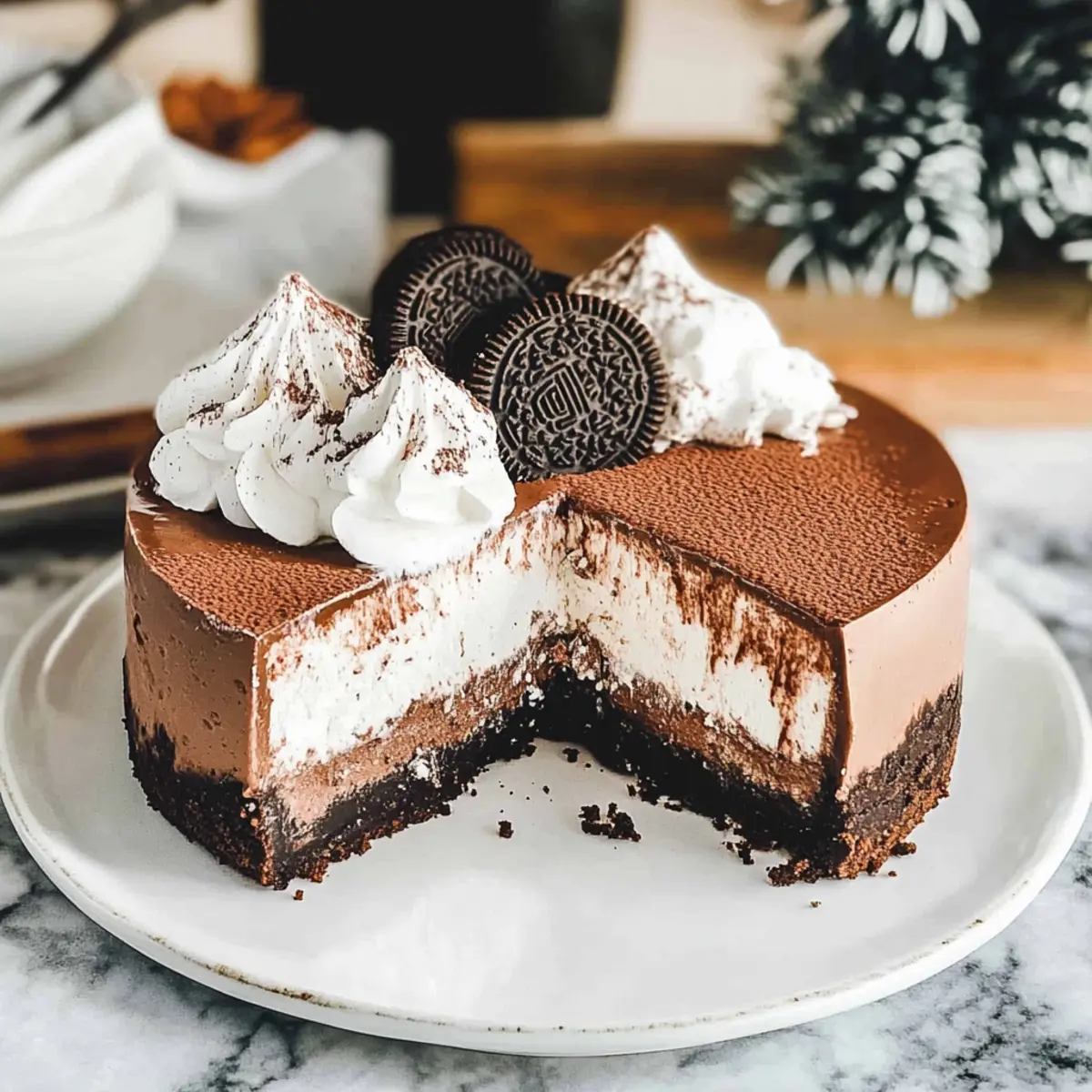 Hot Chocolate Cheesecake