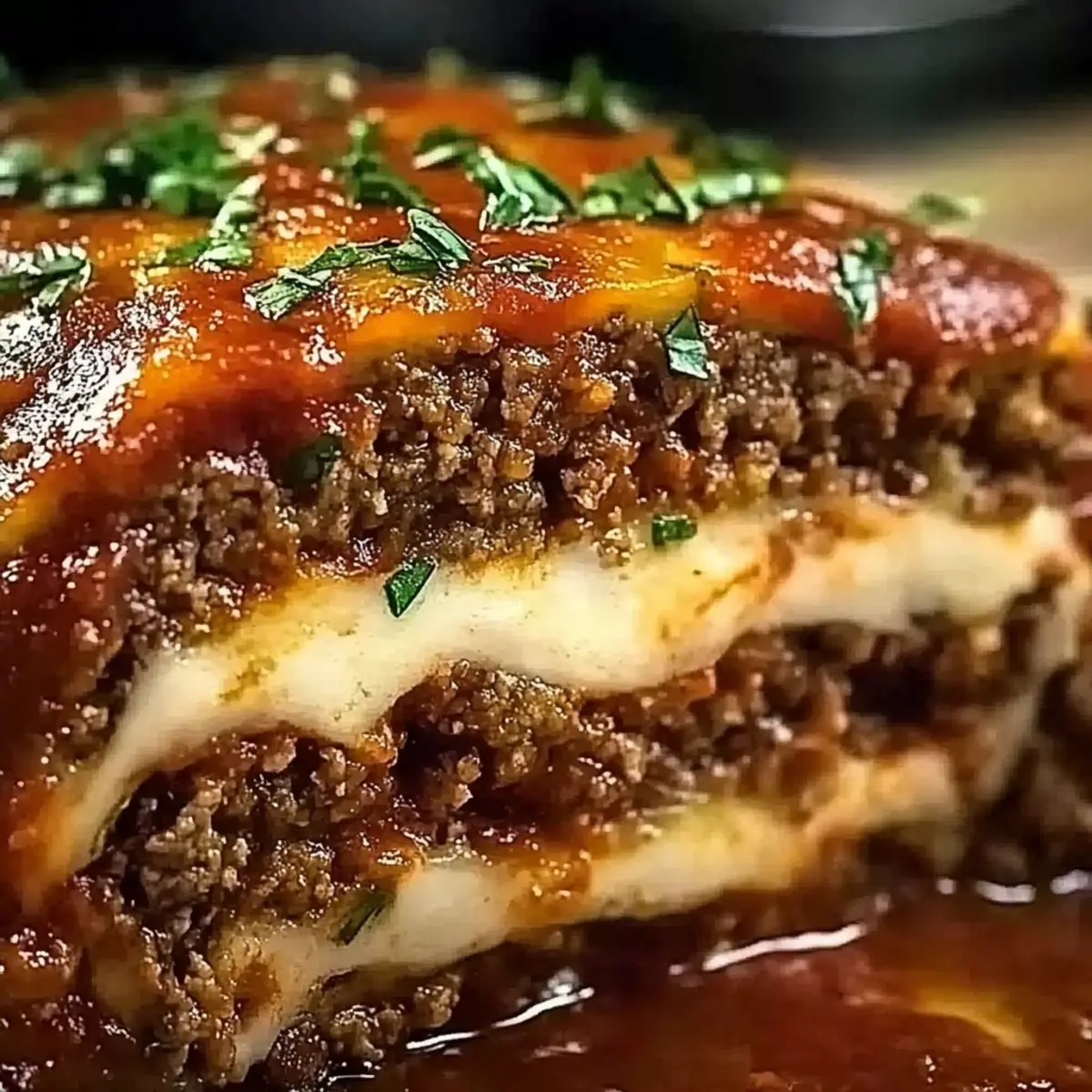 Stuffed Italian Meatloaf