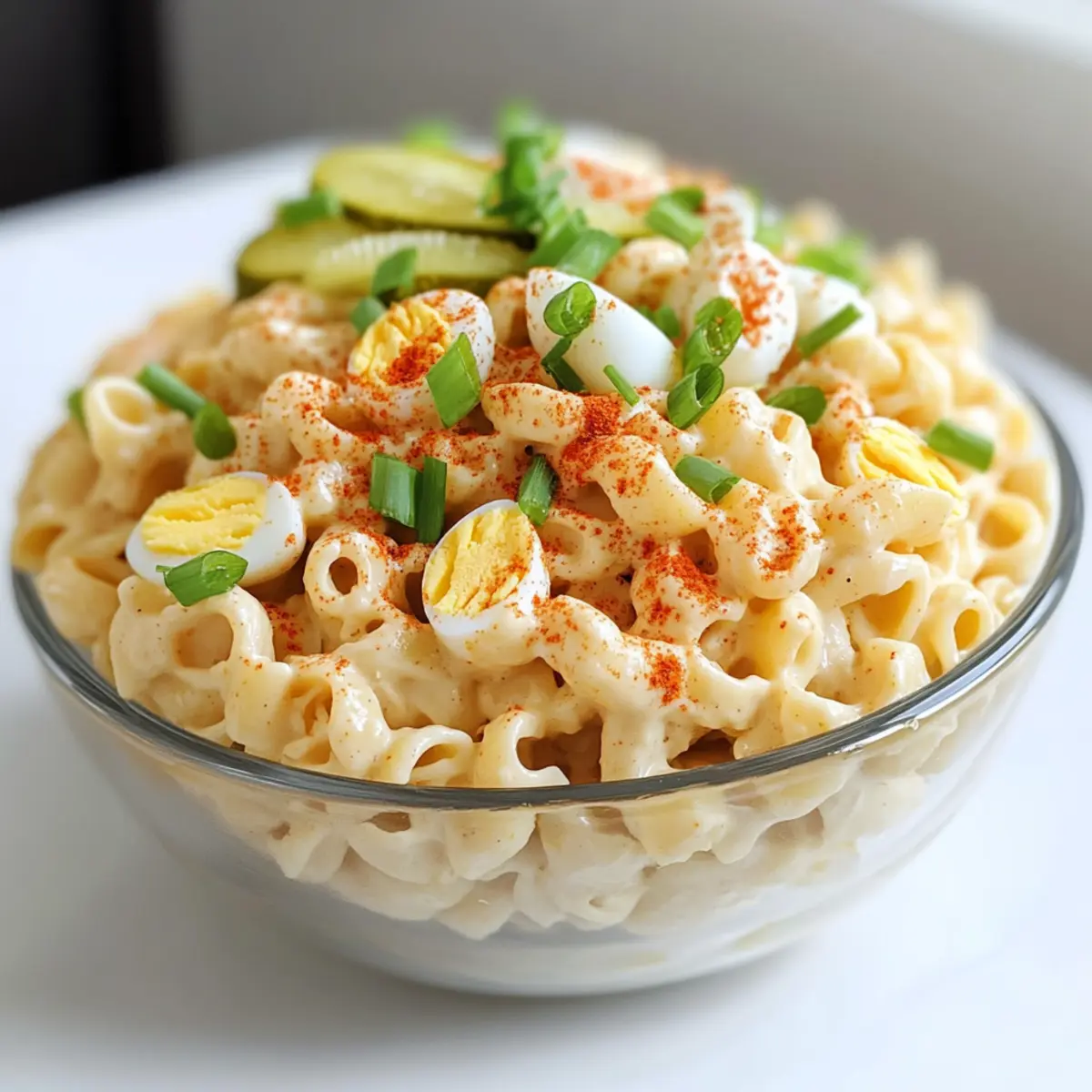 Deviled Egg Pasta Salad