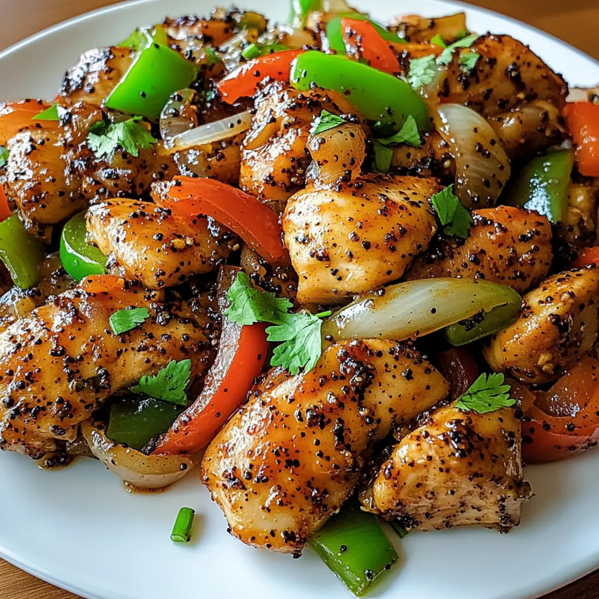 Black Pepper Chicken