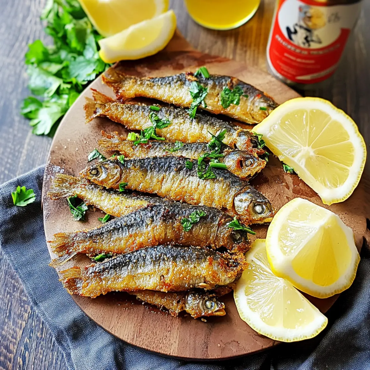 Pan-fried Sardines