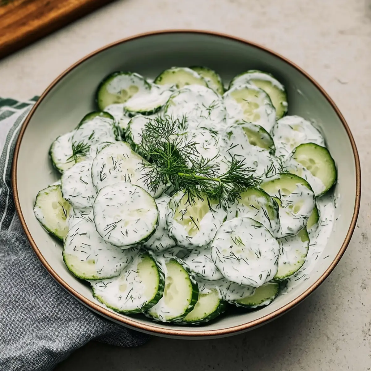 Creamy Cucumber Salad