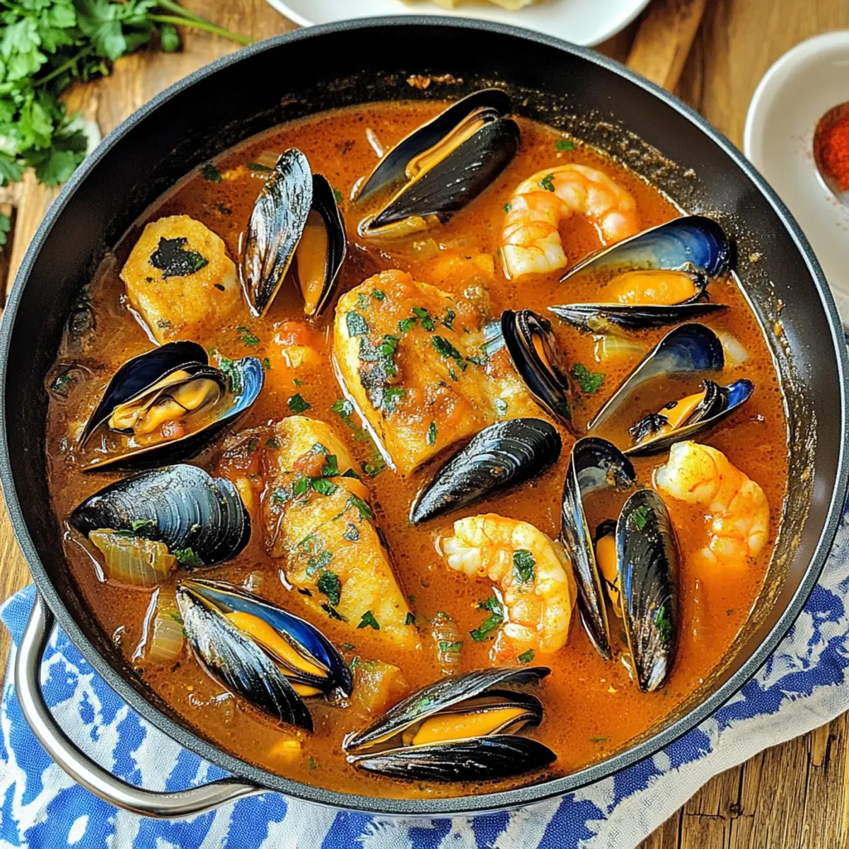 Spicy Spanish Seafood Stew