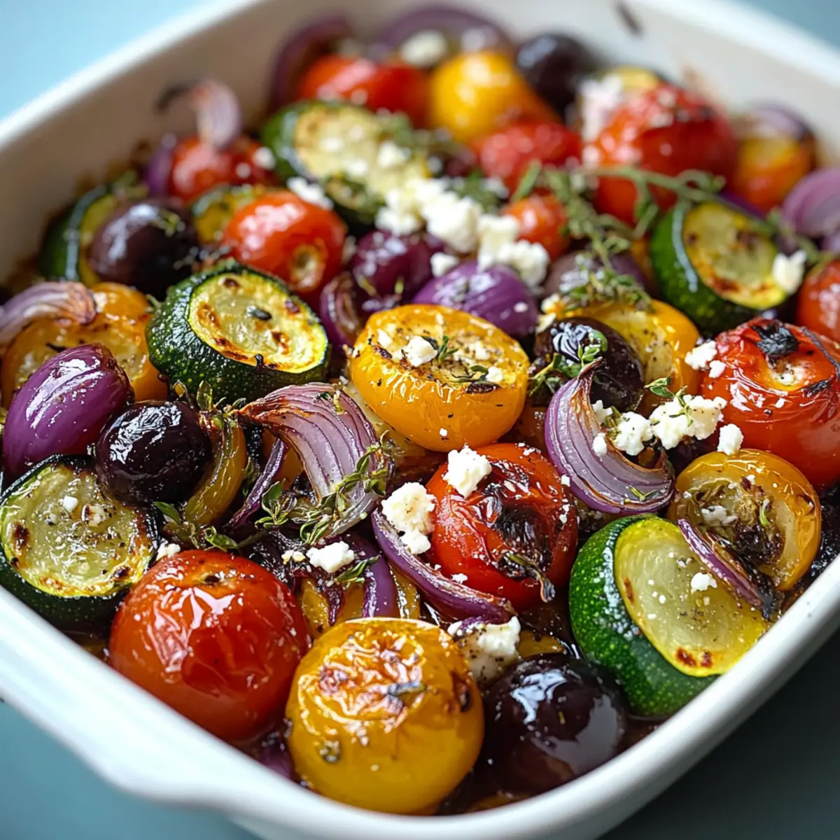 One Pan Greek Vegetables