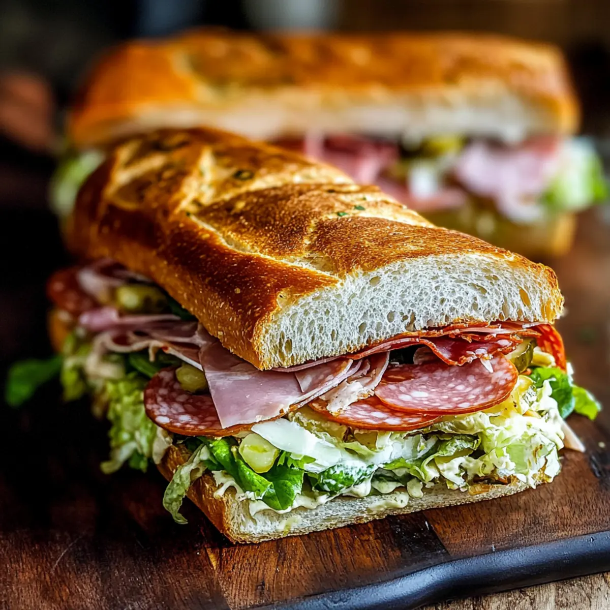 Viral Chopped Italian Sandwich