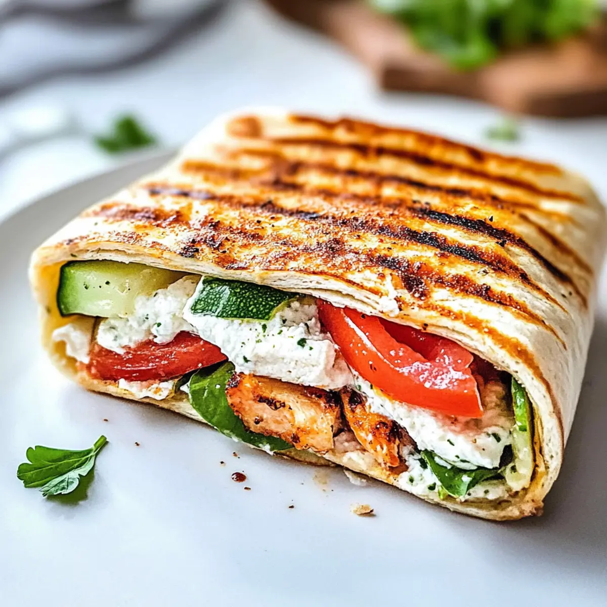 Cottage Cheese Wraps