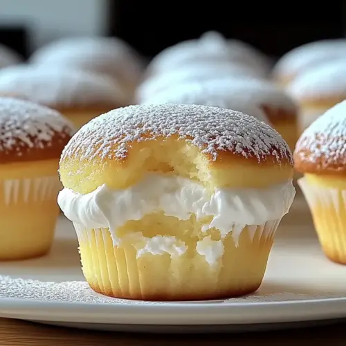 Fluffy Japanese Cotton Cheesecake Cupcakes