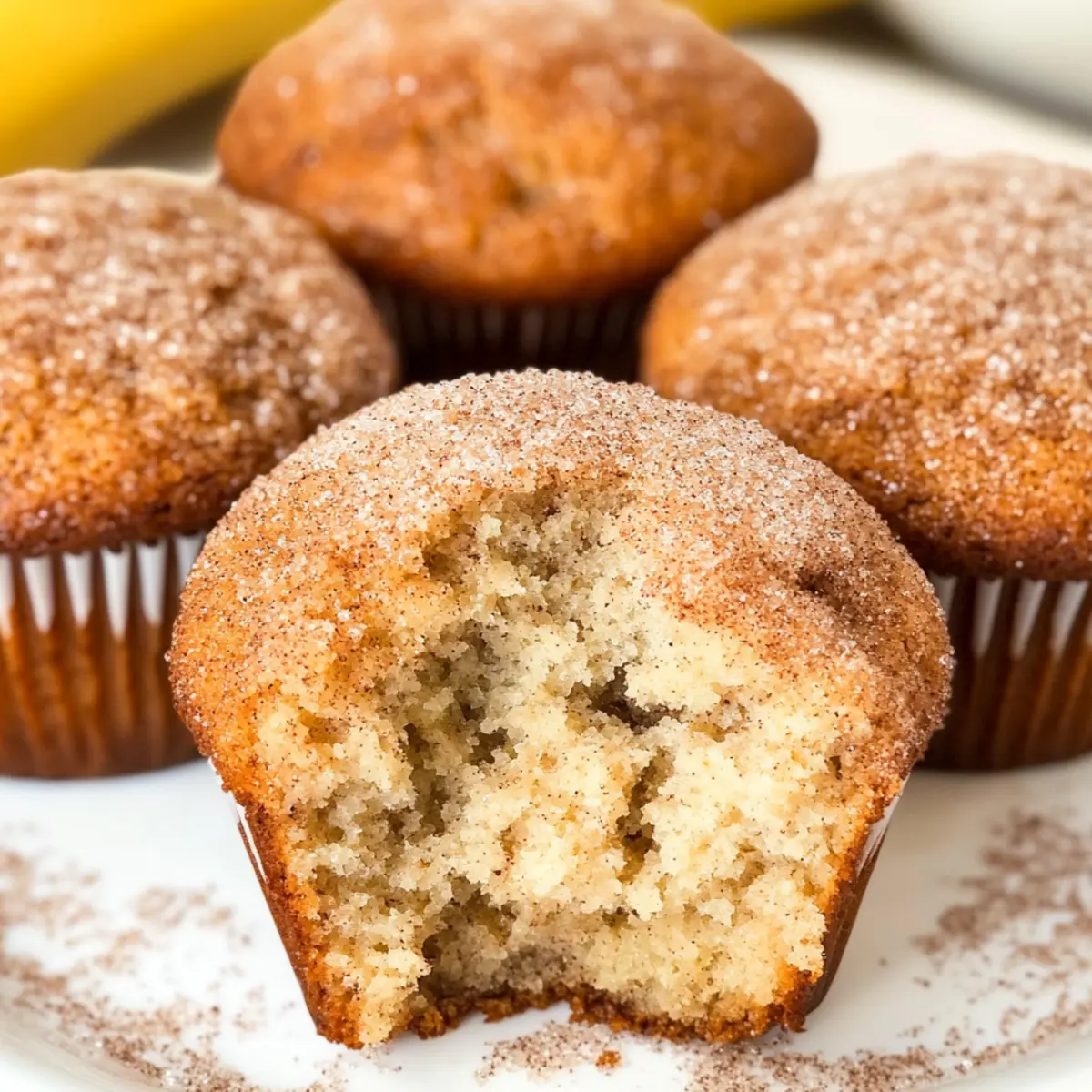Cinnamon Banana Bread Muffins