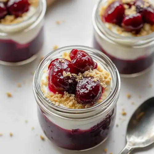 No-Bake Cheesecake in a Jar