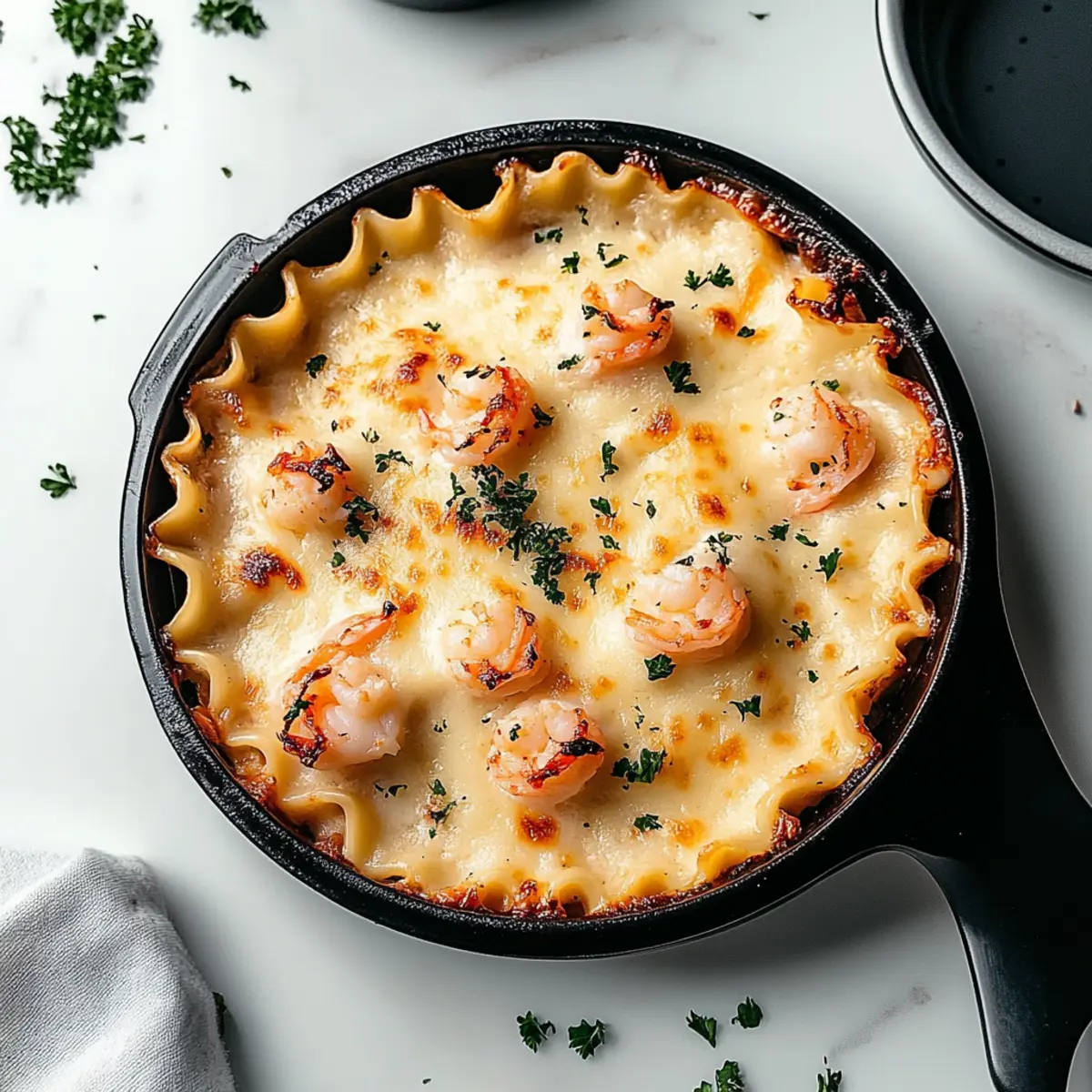 Seafood Lasagna with Lobster and Shrimp
