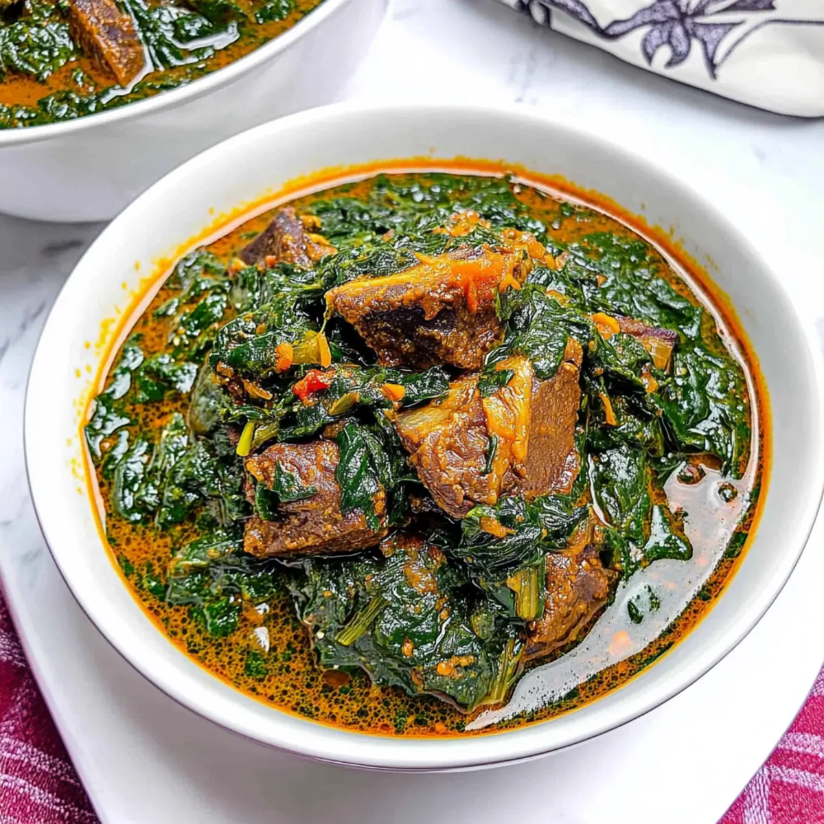 Nigerian Spinach Stew