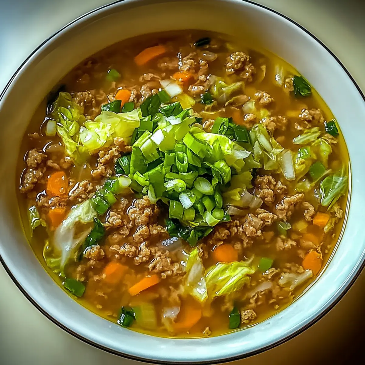 Cozy One-Pot Egg Roll Soup