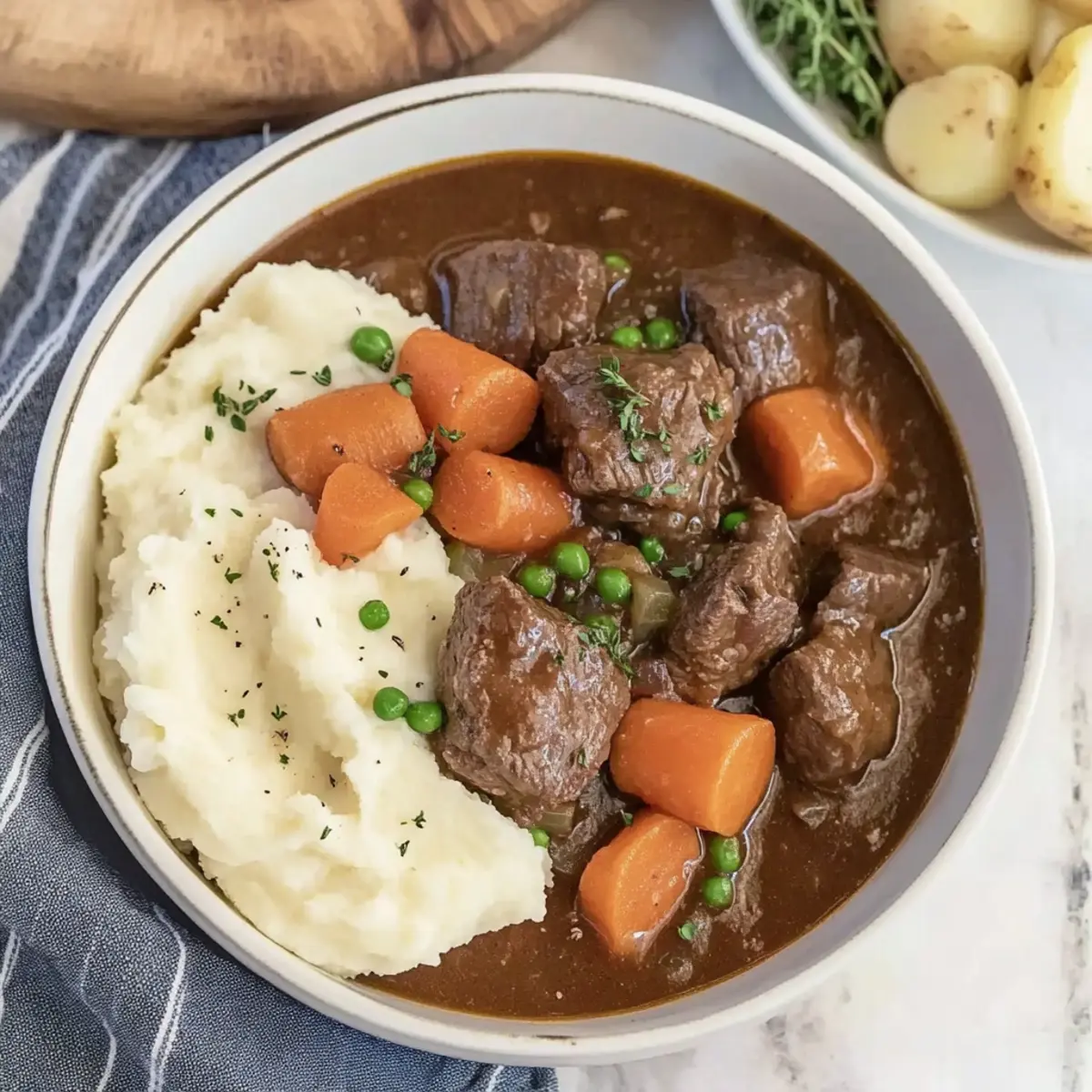 Irish Stew With Mashed Potatoes