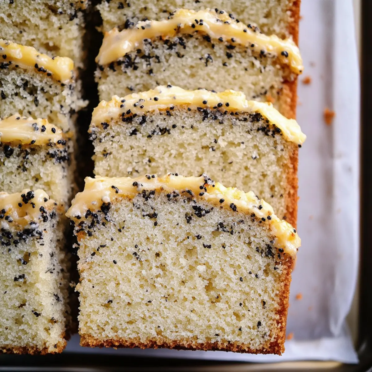Blood Orange Black Sesame Crumb Cake