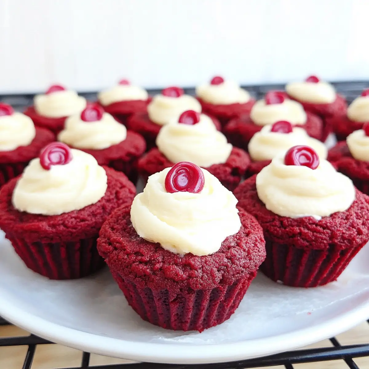 Red Velvet Cookie Cups