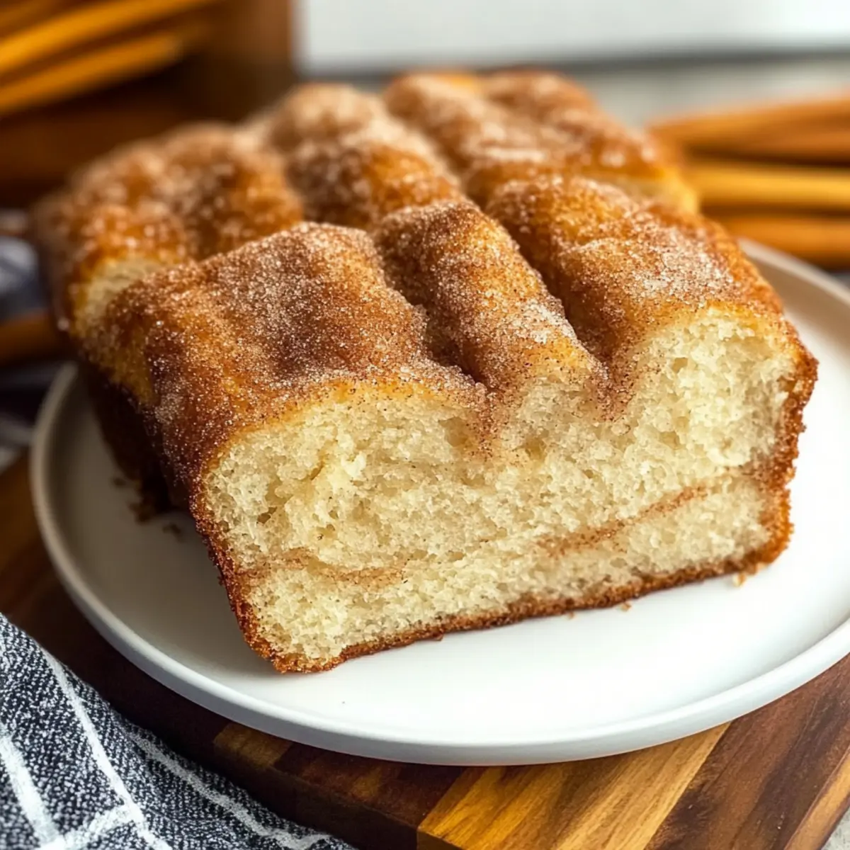 Cinnamon Sugar Donut Bread