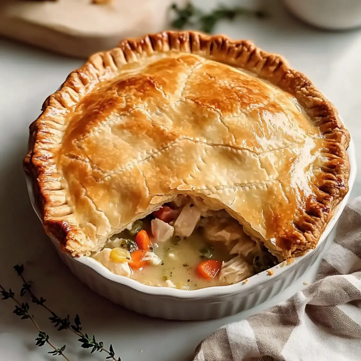 Irresistible Chicken Pot Pie