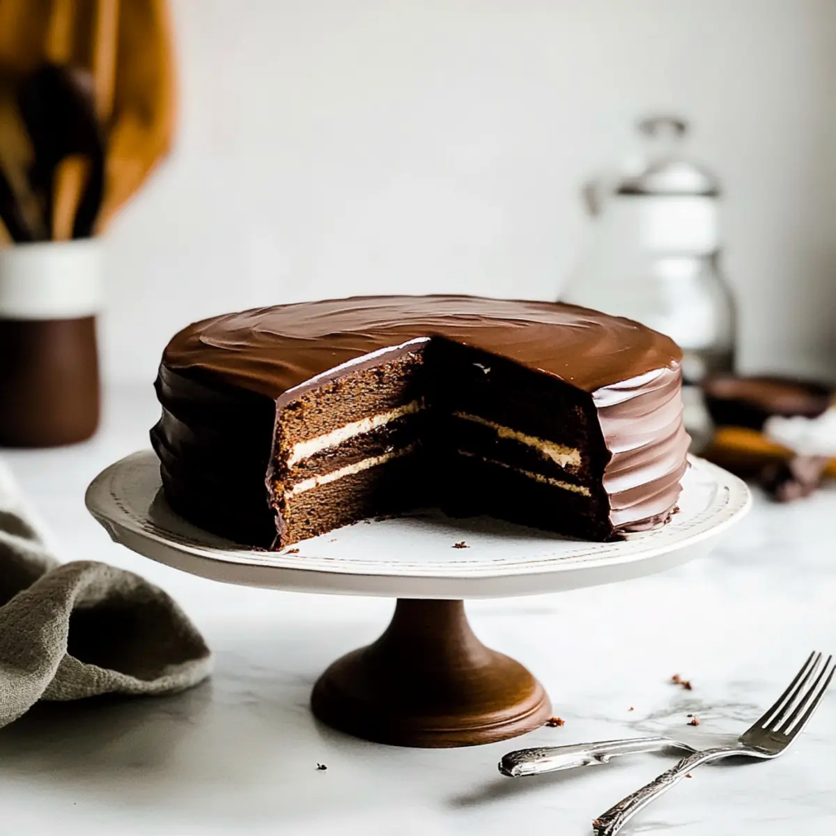 Chocolate Crepe Cake