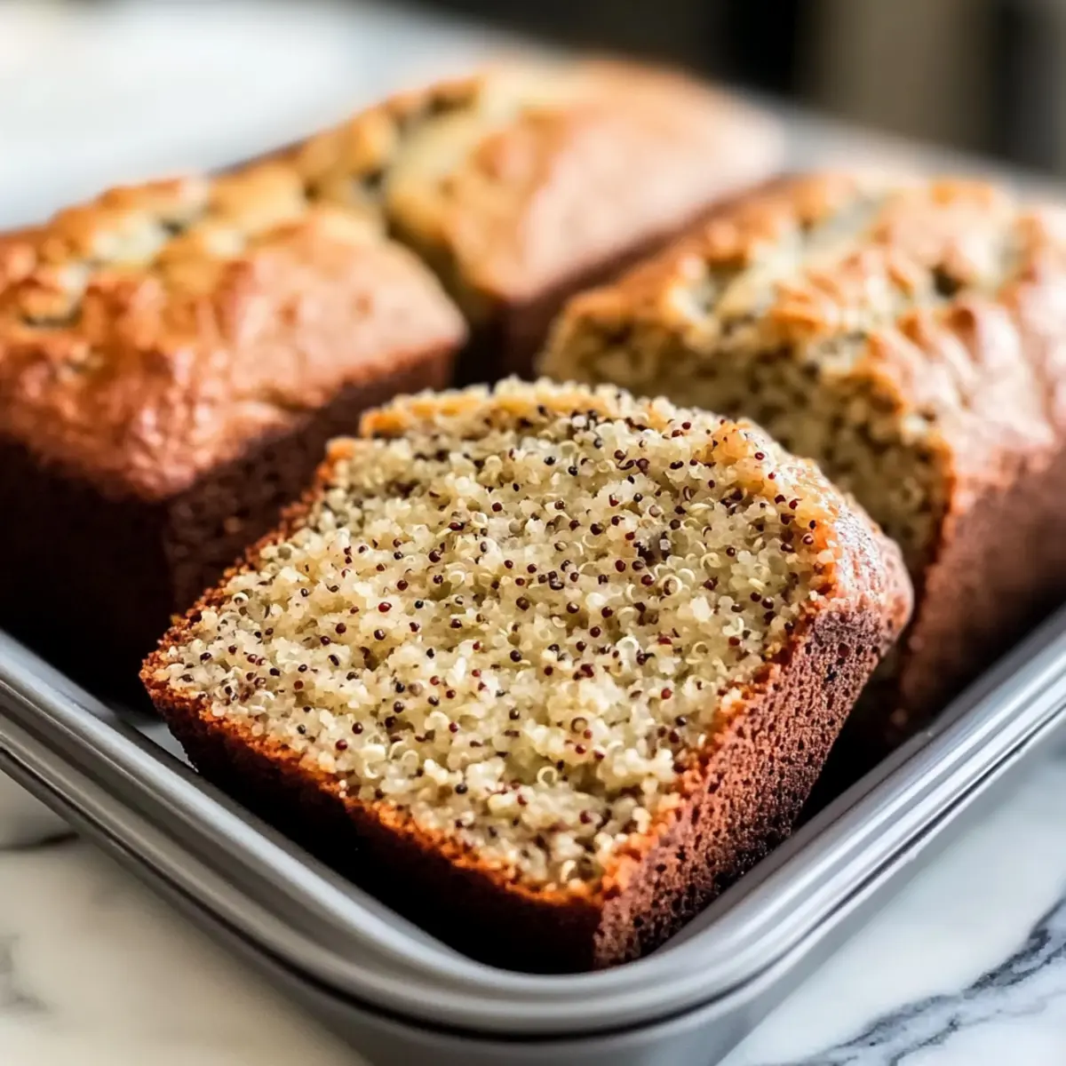 Healthy Quinoa Banana Bread