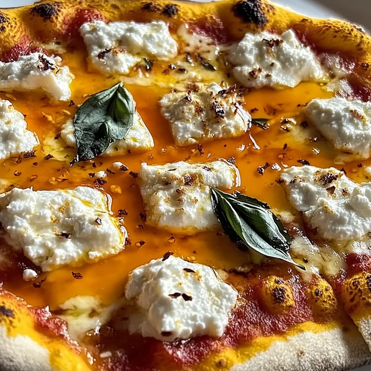 Hot Honey Ricotta Pizza Delight