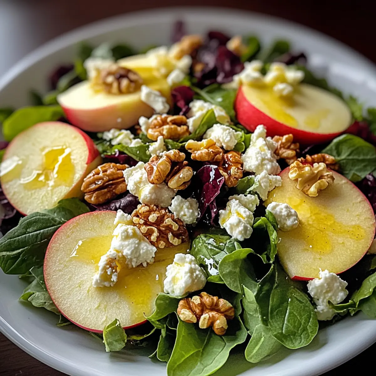 Fresh Walnut Apple Salad