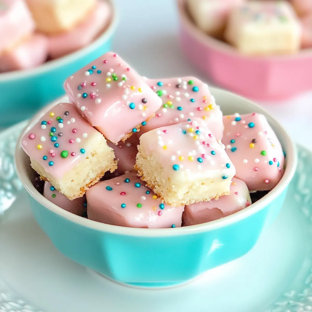 Sugar Plum Fairy Shortbread Bites