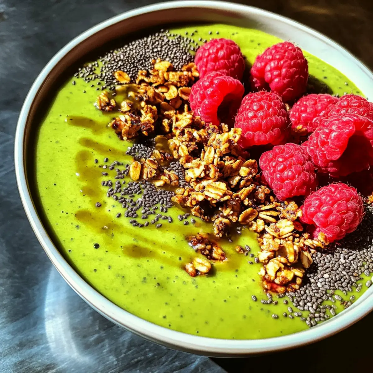 Green Protein Smoothie Bowl