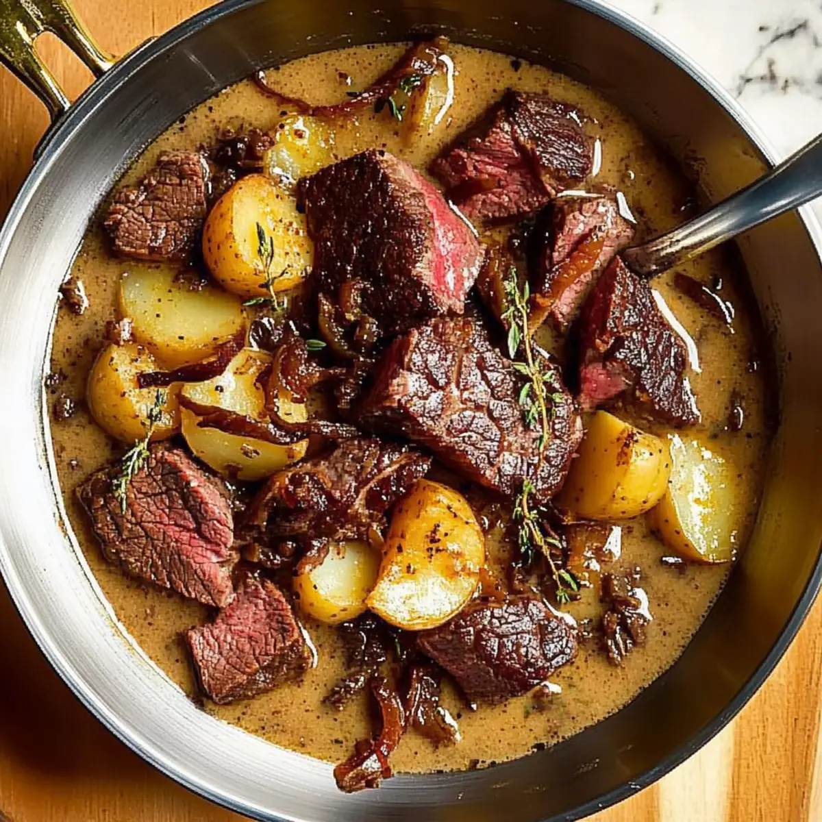 Steak Au Poivre Soup