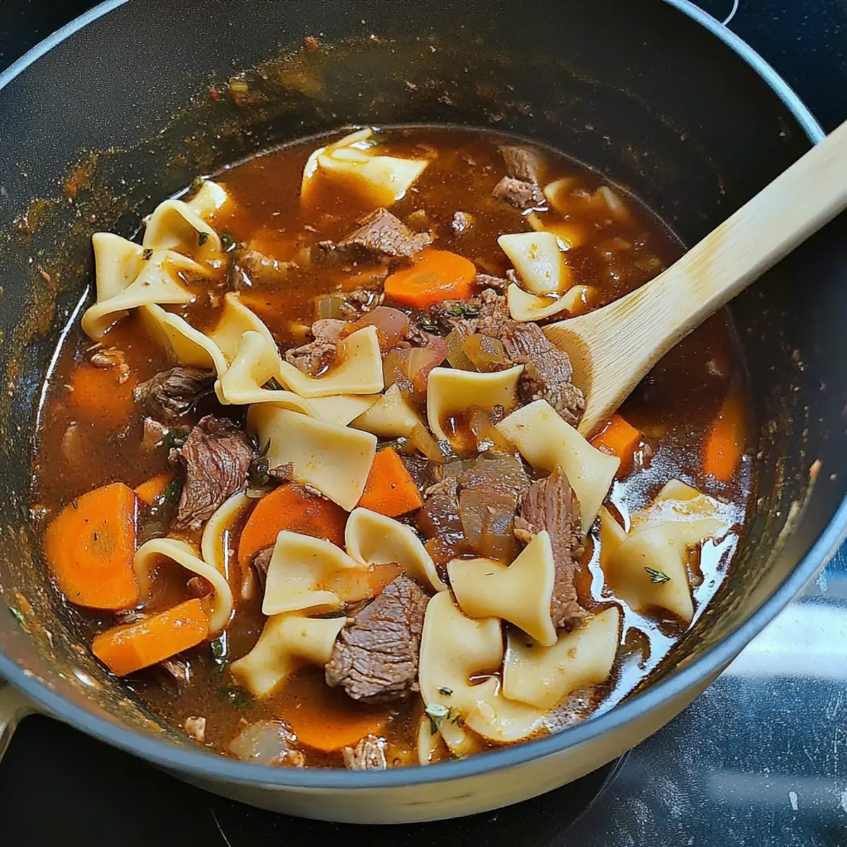 Beef Bourguignon Soup