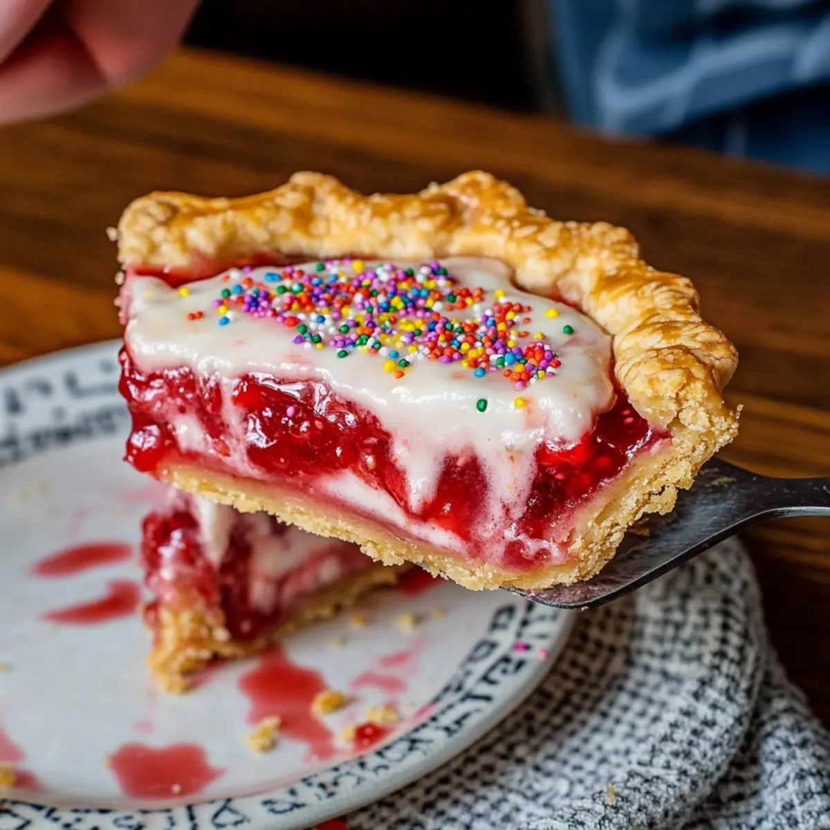 Strawberry Pop-Tart Pie