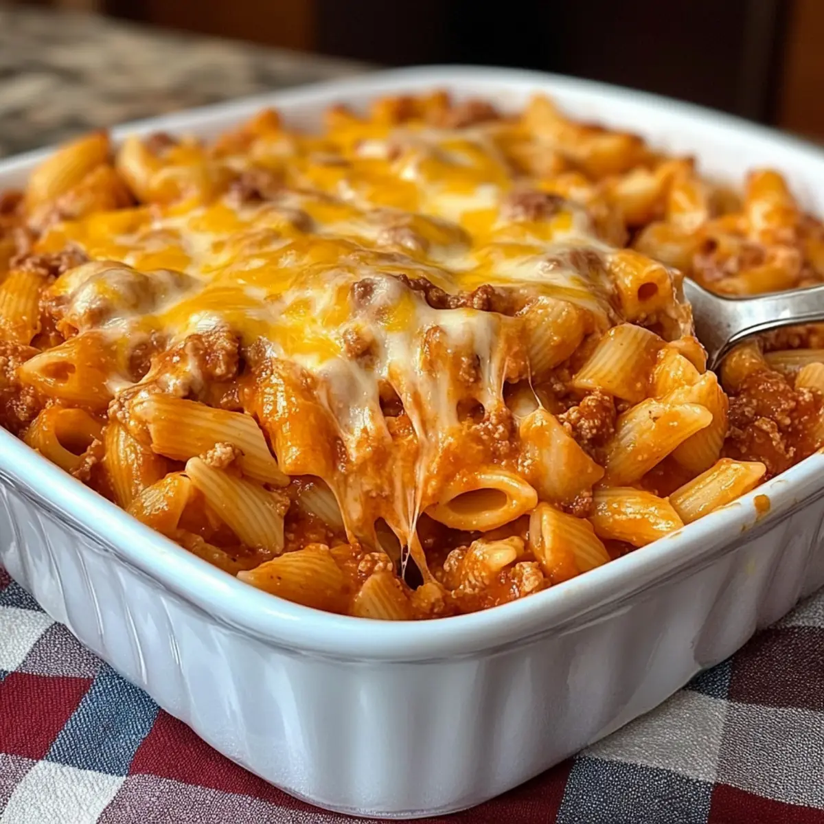 Cheeseburger Pasta Casserole