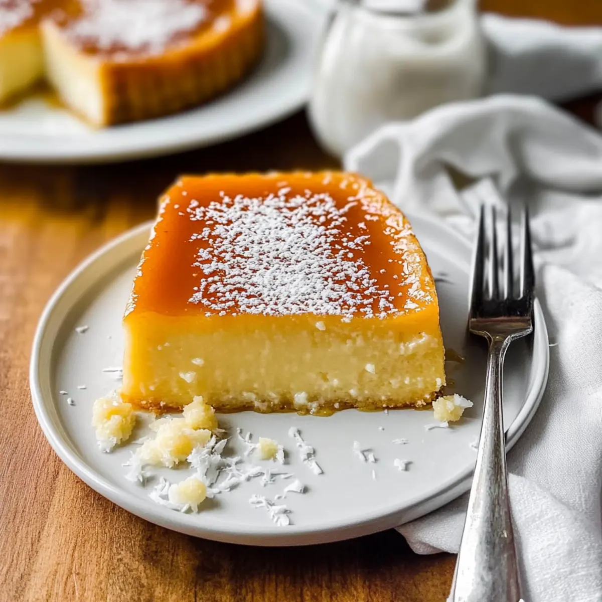 French Antilles Coconut Flan