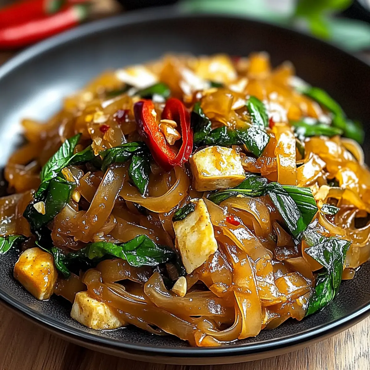Street Style Thai Drunken Noodles