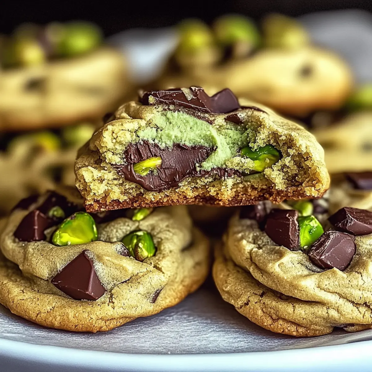 Pistachio Cream Cookies