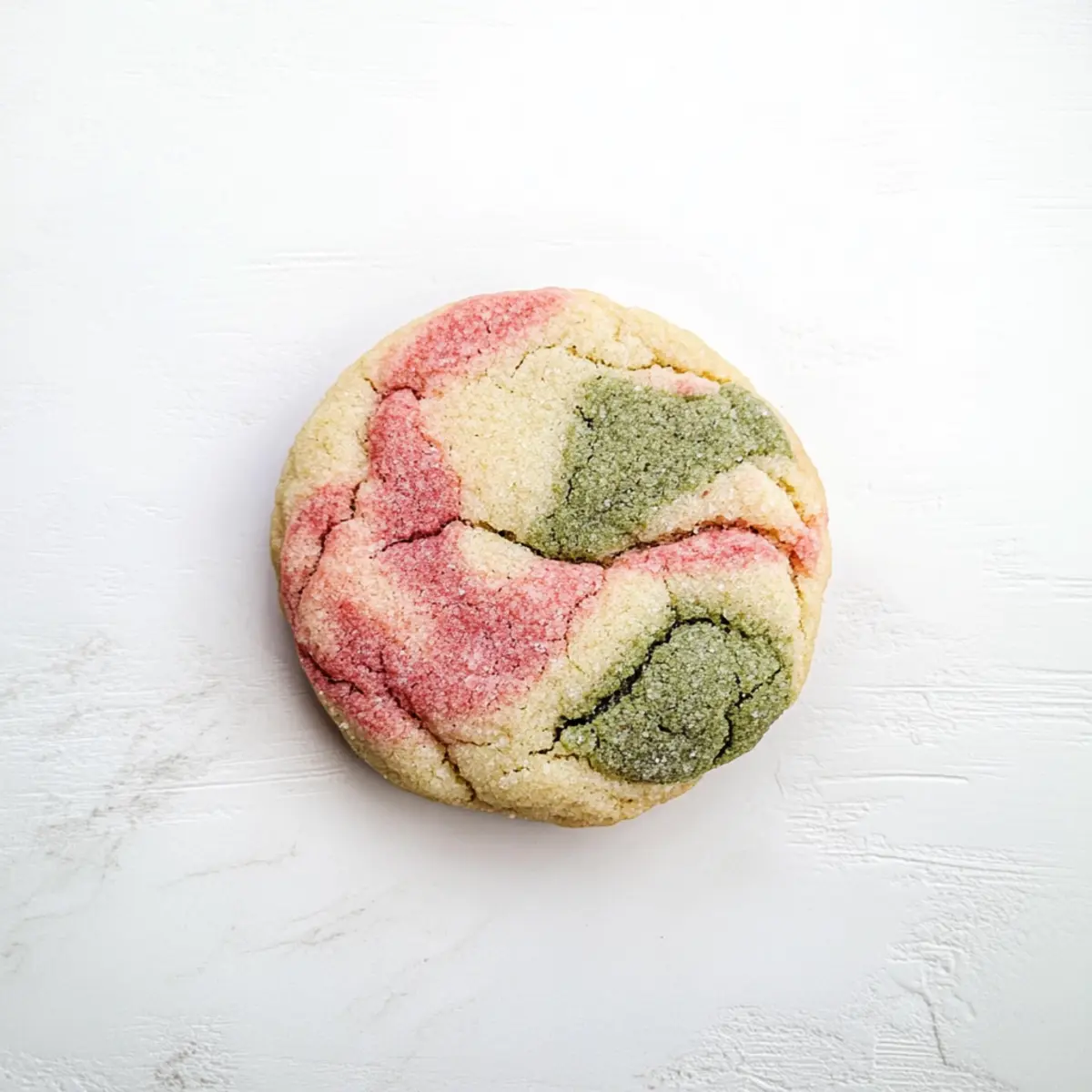 Strawberry Matcha Neapolitan Cookies
