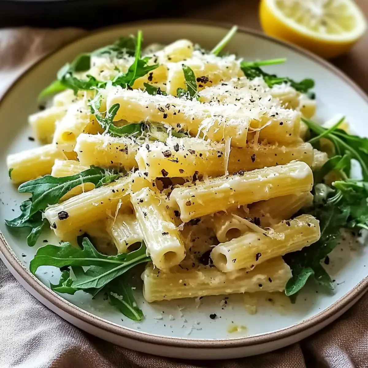 Stanley Tucci’s Creamy Lemon Ricotta Pasta with Arugula