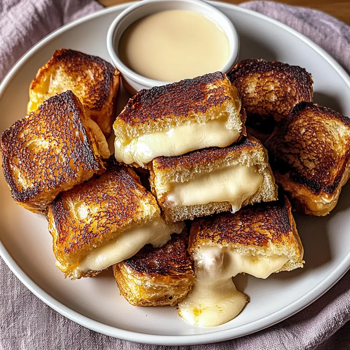 Hawaiian Roll Grilled Cheese