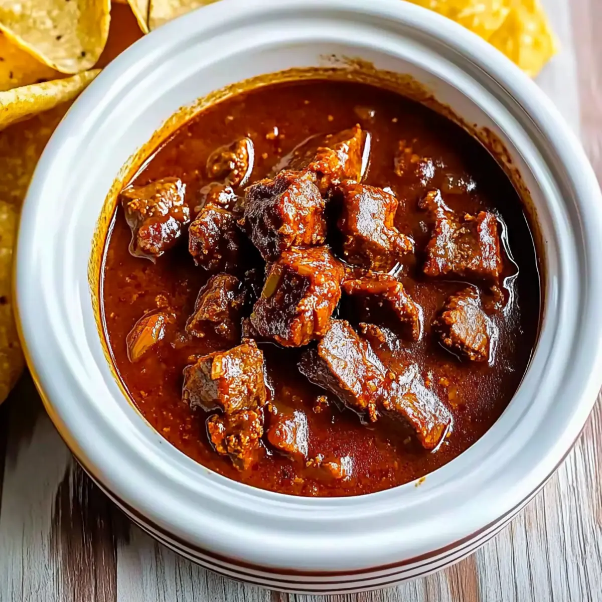 Slow Cooker Chili Colorado