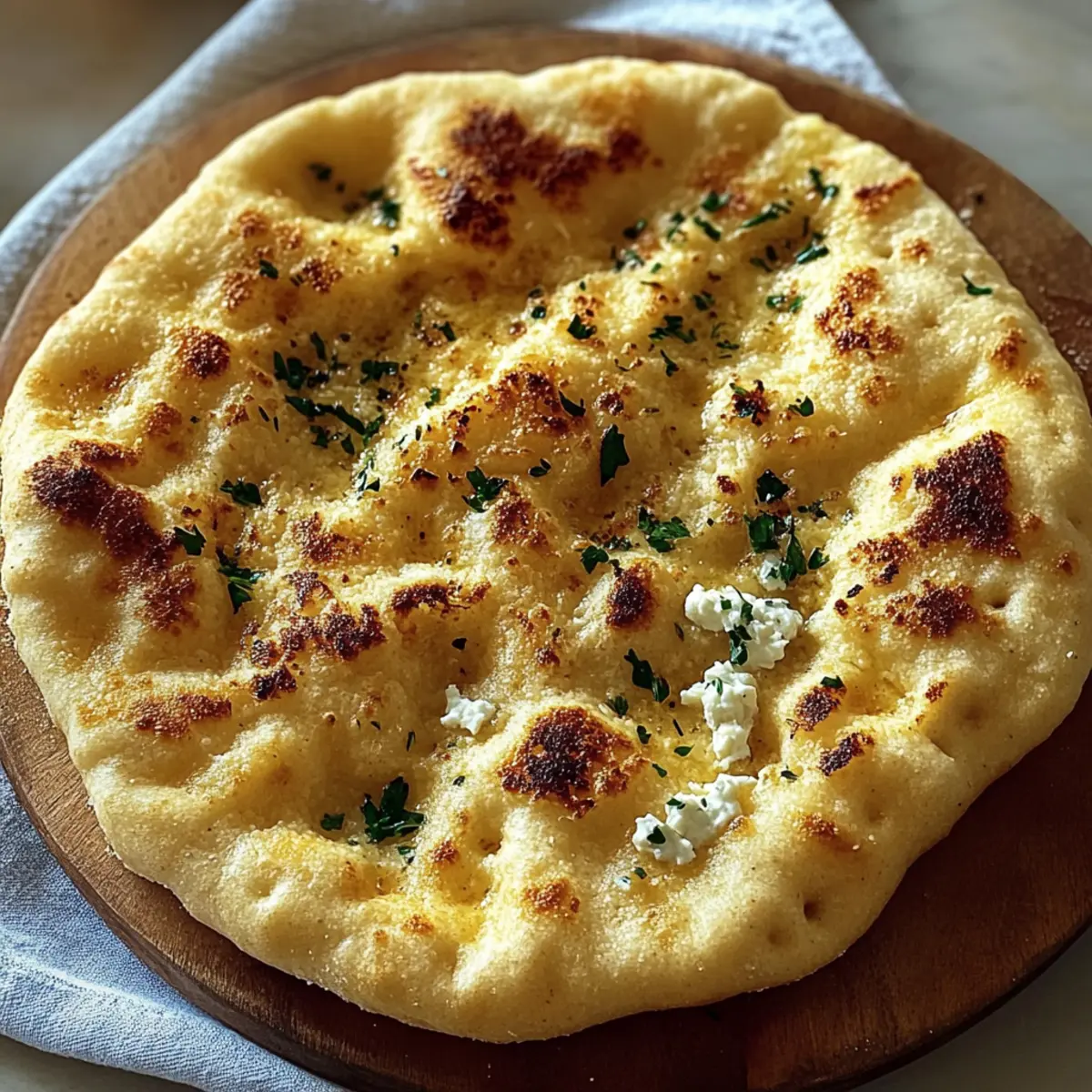 Cottage Cheese Flatbread: