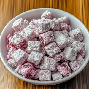 Cherry Cheesecake Puppy Chow