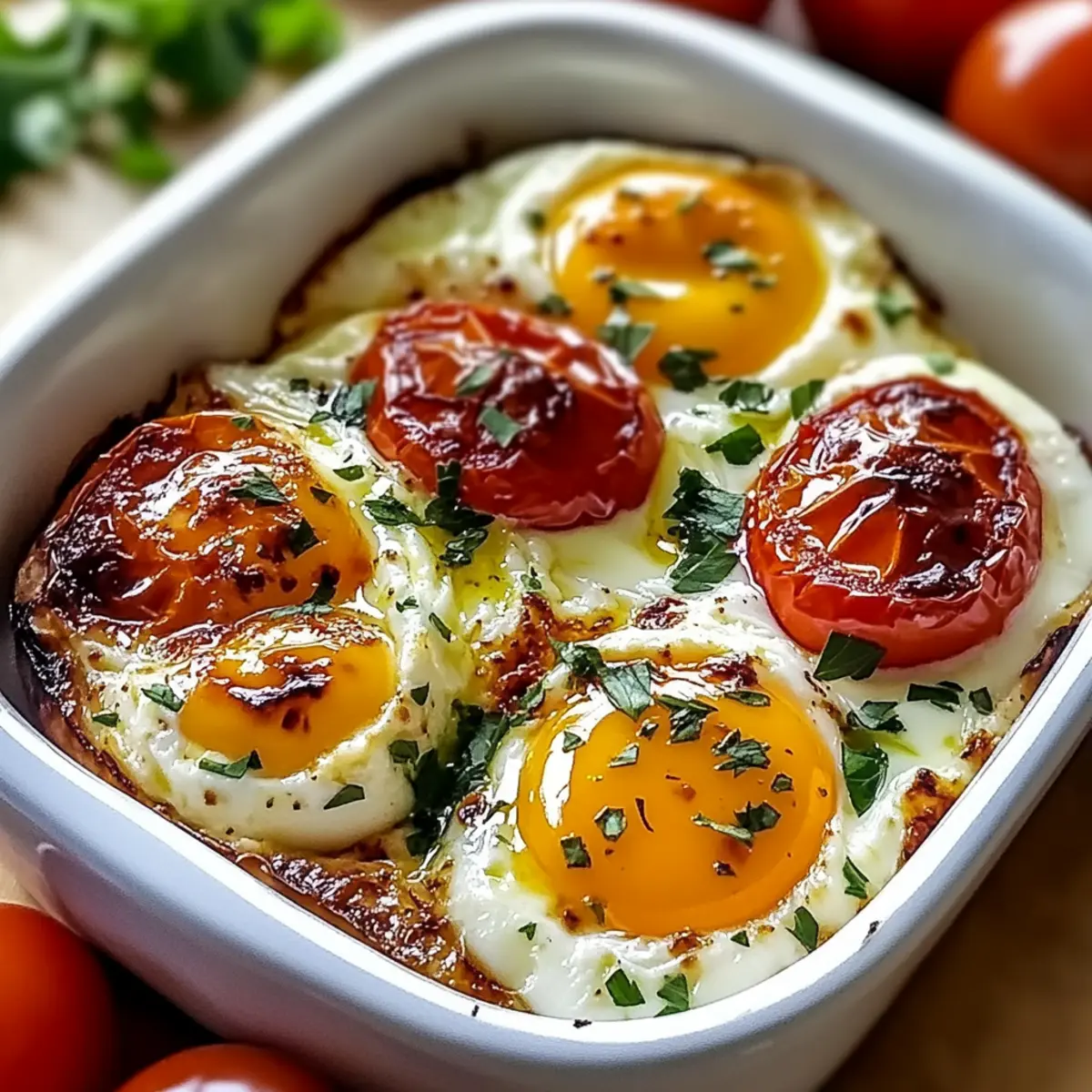 Mediterranean Baked Feta Eggs