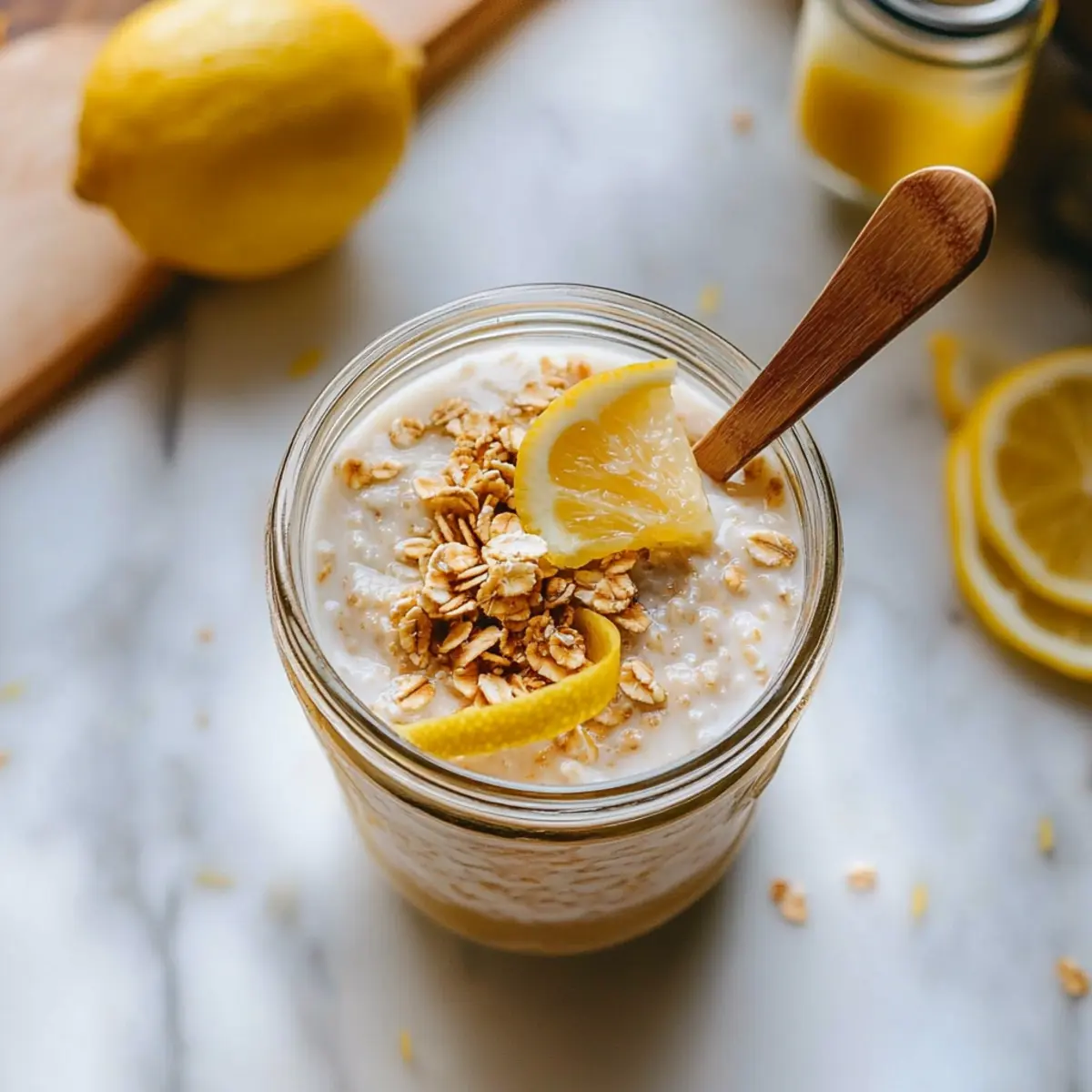 Lemon Curd Overnight Oats