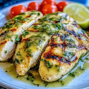 Grilled Salsa Verde Pepper Jack Chicken