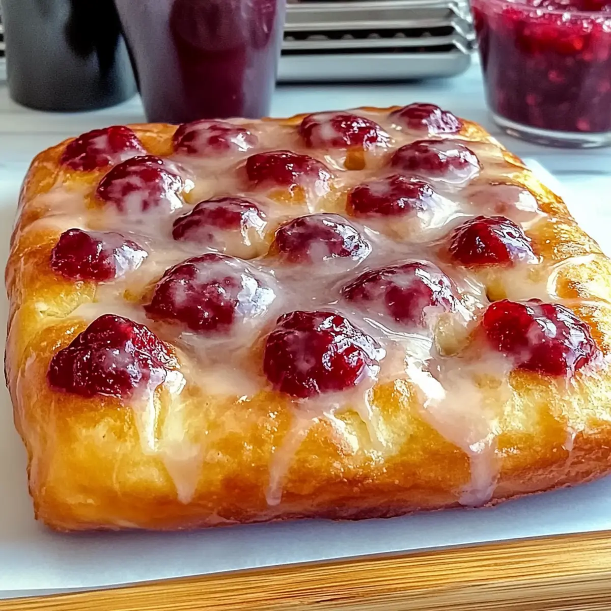 Homemade Jam Donut Focaccia