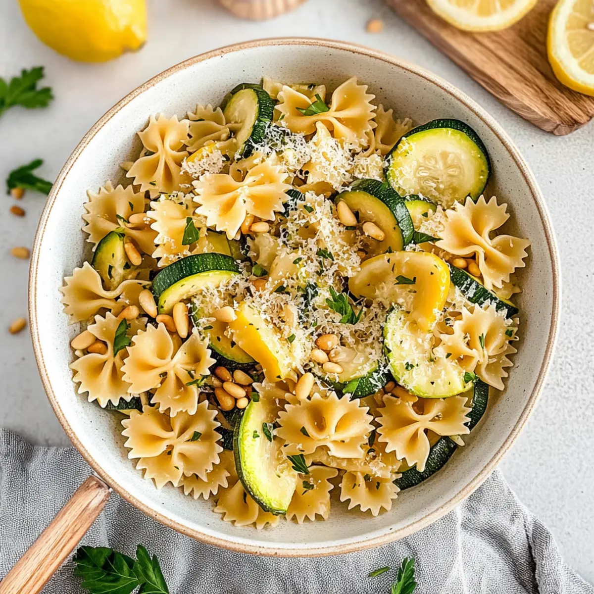 Lemon Zucchini Pasta