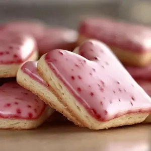 Strawberry Shortbread Cookies