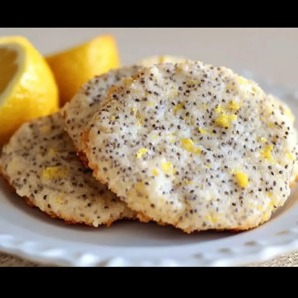 Lemon Chia Breakfast Cookies