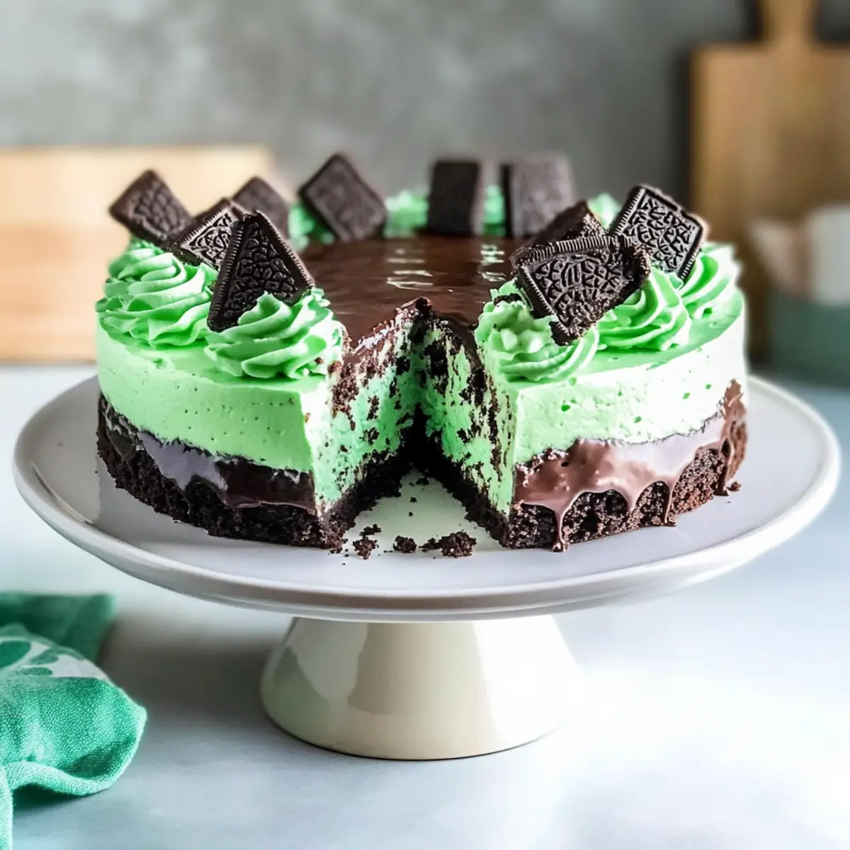 Mint Chocolate Cheesecake